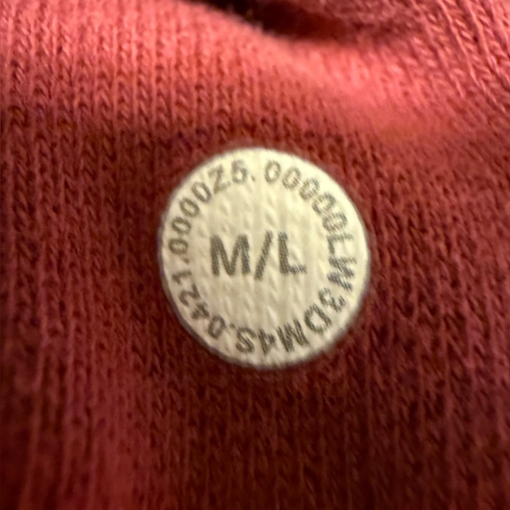 Lululemon Scuba Oversized 1/2 Zip Hoodie Sweatshirt Savannah Maroon Red Burgundy - Picture 10 of 15